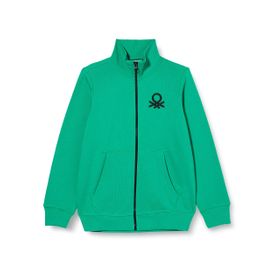 United Colors of Benetton S Logolu Yeşil Erkek Çocuk Sweatshirt