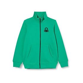 United Colors of Benetton S Logolu Yeşil Erkek Çocuk Sweatshirt