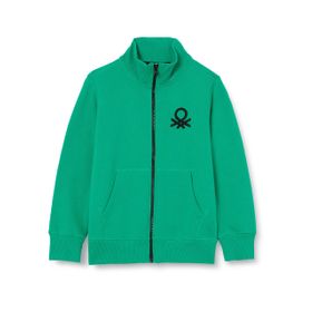 United Colors of Benetton S Logolu Yeşil Erkek Çocuk Sweatshirt