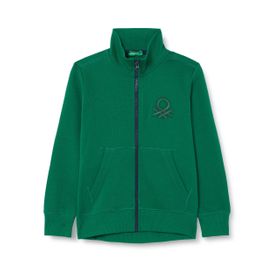 United Colors of Benetton S Logolu Yeşil Erkek Çocuk Sweatshirt