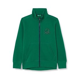 United Colors of Benetton S Logolu Yeşil Erkek Çocuk Sweatshirt