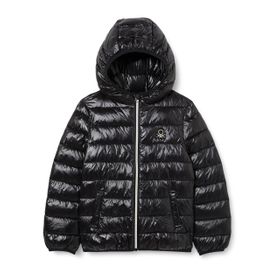 United Colors of Benetton Siyah Mevsimlik Puffer Kız Çocuk Mont