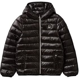 United Colors of Benetton Siyah Mevsimlik Puffer Kız Çocuk Mont