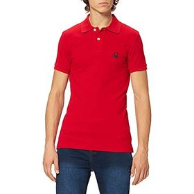 United Colors of Benetton Slim Fit Kısa Kollu Polo Kırmızı Erkek T-Shirt