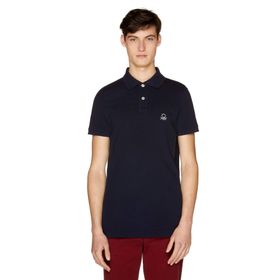 United Colors of Benetton Slim Fit Kısa Kollu Polo Mavi Erkek T-Shirt