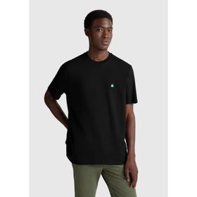 United Colors of Benetton XL Logolu Siyah Erkek T-Shirt