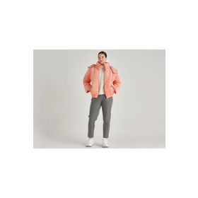 United Colors of Benetton Yavruğazı Çıkarılabilir Kapüşonlu Kadife Kadın Mont