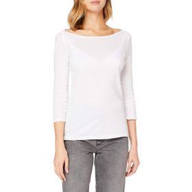 United Colors of Benetton Z6ERJ Bianco 101 XL Maglia M/L Kadın Tişört