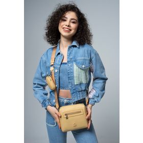 United Colours Of Benetton BNT631 Sarı Kadın Omuz Çantası
