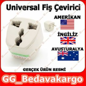 Universal Amerikan İngiliz Fiş Çevirici Priz