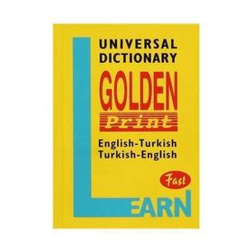 Universal Dictionary Golden Print English-Turkish Turkish-English Fast - Zeynep Doğruöz Gergin