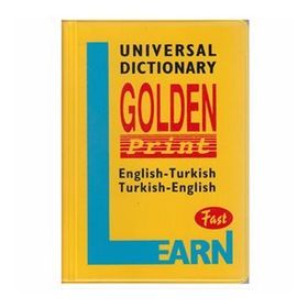 Universal Dictionary Golden Print English-Turkish Turkish-English Fast - Zeynep Doğruöz Gergin
