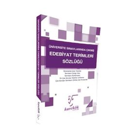 Üniversite Sınavlarında Çıkmış Edebiyat Terimleri Sözlüğü Karekök Yayınları