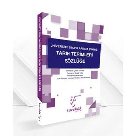 Üniversite Sınavlarında Çıkmış Edebiyat Terimleri Sözlüğü Karekök Yayınları