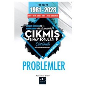 Üniversiteye Hazırlık 1981 2023 Çıkmış Sorular Problemler - Çap Yayınları