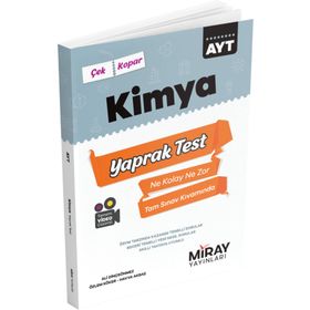 Üniversiteye Hazırlık AYT Kimya Yaprak Testler-Miray Yayınları