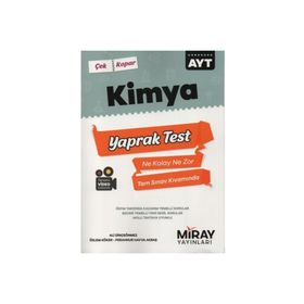 Üniversiteye Hazırlık AYT Kimya Yaprak Testler-Miray Yayınları