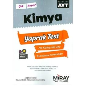 Üniversiteye Hazırlık AYT Kimya Yaprak Testler-Miray Yayınları