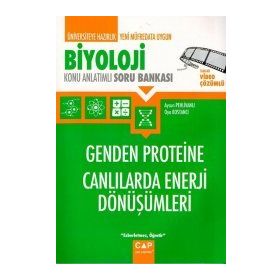 Üniversiteye Hazırlık Biyoloji - Genden Proteine Canlılarda Enerji Dönüşümleri Konu Anlatımlı Soru Bankası - Çap Yayınları