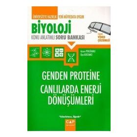 Üniversiteye Hazırlık Biyoloji - Genden Proteine Canlılarda Enerji Dönüşümleri Konu Anlatımlı Soru Bankası - Çap Yayınları