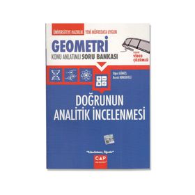 Üniversiteye Hazırlık Geometri - Doğrunun Analitik İncelenmesi Konu Anlatımlı Soru Bankası - Çap Yayınları