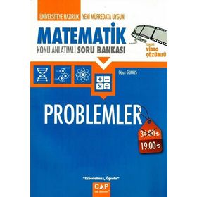 Üniversiteye Hazırlık Matematik Problemler Konu Anlatımlı Soru Bankası 2020 - Çap Yayınları