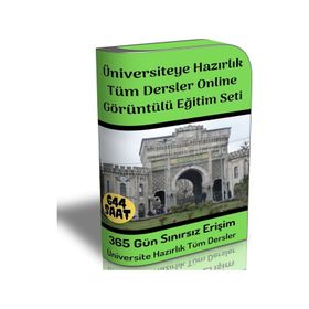 Üniversiteye Hazırlık Tüm Dersler Online Görüntülü Eğitim Seti