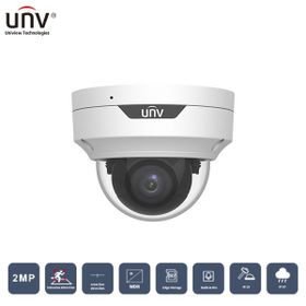 Uniview IPC3532LB-ADEZK-H 2 MP 2.8 mm Motorize 40 mt H265+ IP67 IK10 Dahili Ses IP Dome Kamera