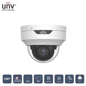 Uniview IPC3532LB-ADEZK-H 2 MP 2.8 mm Motorize 40 mt H265+ IP67 IK10 Dahili Ses IP Dome Kamera