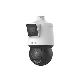 Uniview IPC94144SFW-X25-F40C 2x4MP IP 4.8-120 mm Mot Lens 4 mm Sabit Lens Ses Alarm Güvenlik Kamerası