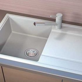 Unixton PAN-86-B Pan 50x86 cm Beyaz Granit Eviye