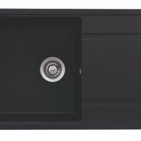 Unixton PAN-86-S Pan 50x86 cm Siyah Granit Eviye