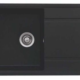 Unixton PAN-86-S Pan 50x86 cm Siyah Granit Eviye