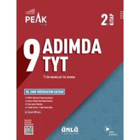 Ünlü Yayınlar 2. Kitap Best Peak 9 Adımda TYT Soru Bankası