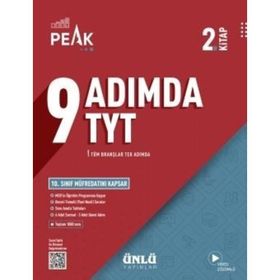 Ünlü Yayınlar 2. Kitap Best Peak 9 Adımda TYT Soru Bankası