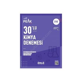 Ünlü Yayınlar Best Peak 30'lu TYT Kimya Branş Denemesi