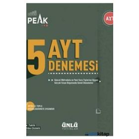 Ünlü Yayınlar Best Peak 5'li AYT Denemesi