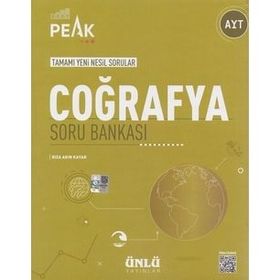 Ünlü Yayınlar Best Peak AYT Coğrafya Soru Bankası