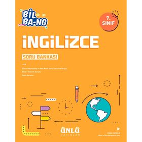 Ünlü Yayınları 7. Sınıf İngilizce Bil Bang Soru Bankası