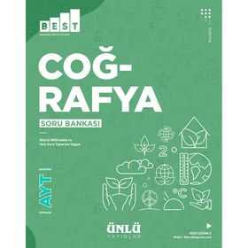 Ünlü Yayınları AYT Best Coğrafya Soru Bankası