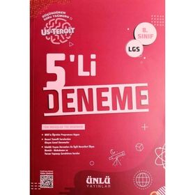 Ünlü Yayınları - Us Teroit 5.Sınıf Deneme