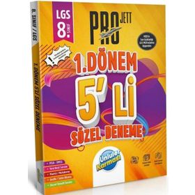 Ünlüler 8. Sınıf LGS Sözel 1. Dönem Pro JETT 5'li Deneme