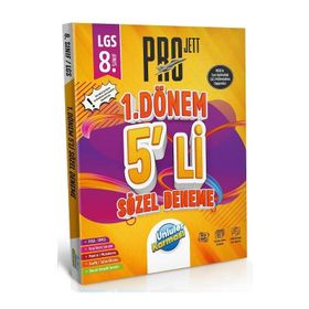 Ünlüler 8. Sınıf LGS Sözel 1. Dönem Pro JETT 5'li Deneme
