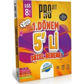 Ünlüler 8. Sınıf LGS Sözel 1. Dönem Pro JETT 5'li Deneme
