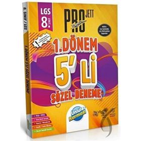 Ünlüler 8. Sınıf LGS Sözel 1. Dönem Pro JETT 5'li Deneme