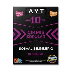 Ünlüler Karması 2022 AYT Sosyal Bilimler-2 Çıkmış Sorular Tıpkı Basım 10 Deneme