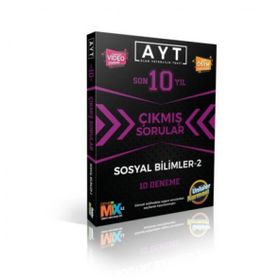 Ünlüler Karması 2022 AYT Sosyal Bilimler-2 Çıkmış Sorular Tıpkı Basım 10 Deneme
