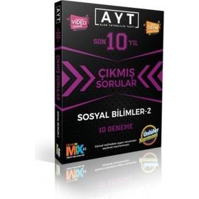 Ünlüler Karması 2022 AYT Sosyal Bilimler-2 Çıkmış Sorular Tıpkı Basım 10 Deneme