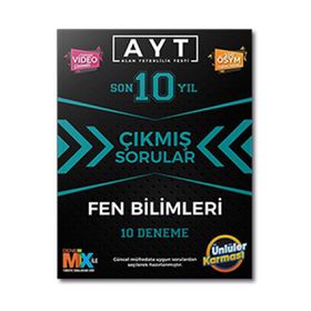Ünlüler Karması 2022 TYT Fen Bilimleri Çıkmış Sorular Tıpkı Basım 10 Deneme