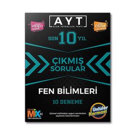 Ünlüler Karması 2022 TYT Fen Bilimleri Çıkmış Sorular Tıpkı Basım 10 Deneme